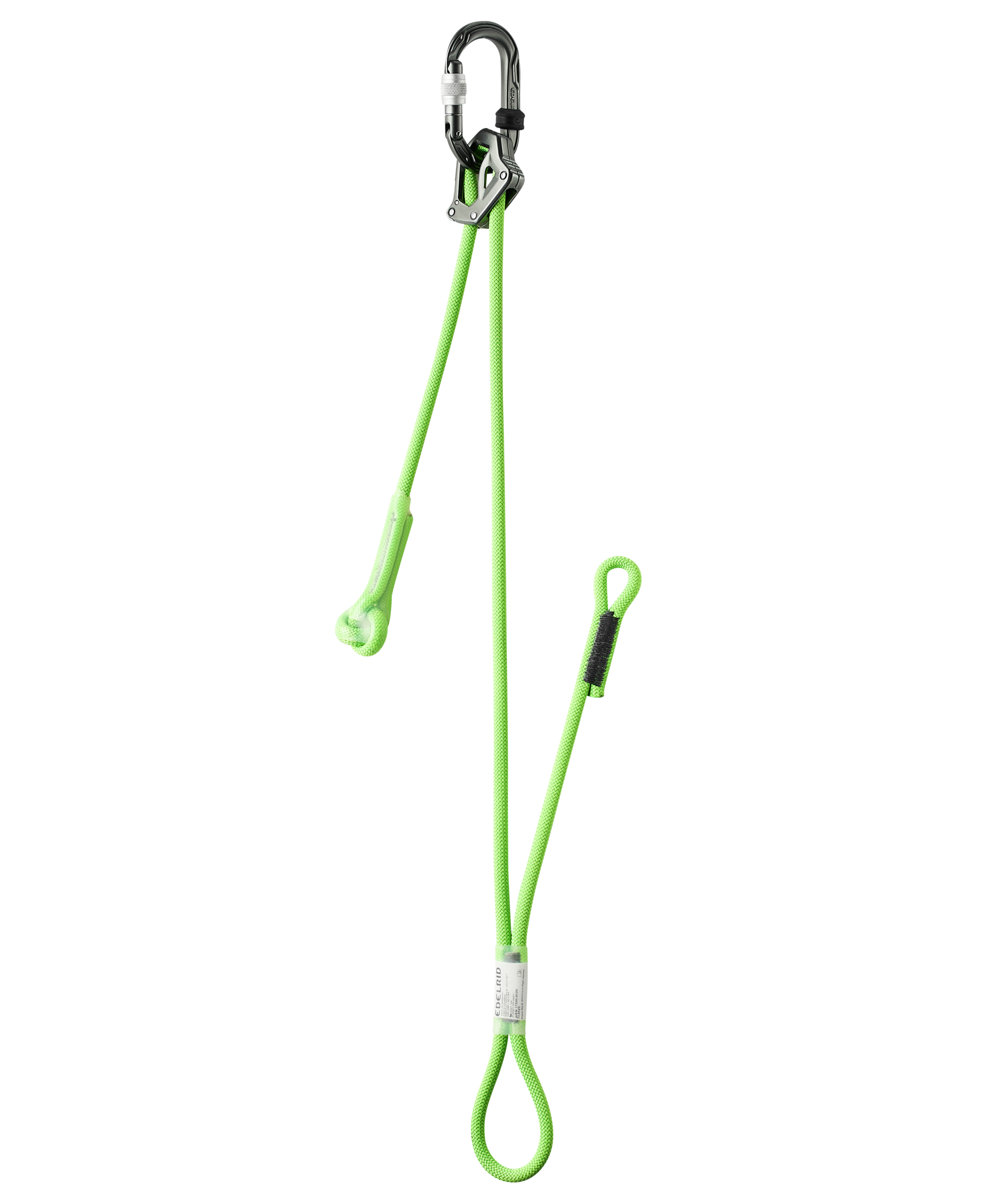 EDELRID SWITCH DOUBLE ADJUST NEON GREEN 120CM / 45CM